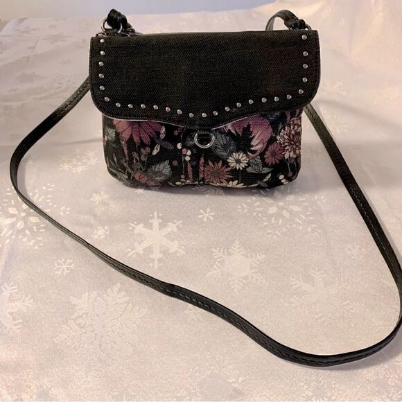 Sakroots Crossbody Handbag Textile Floral Print NWOT Gorgeous - Picture 2 of 6